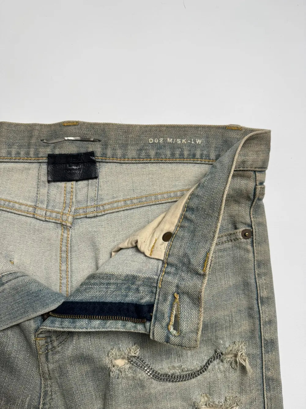 Saint Laurent Paris A/W13 Chain Denim