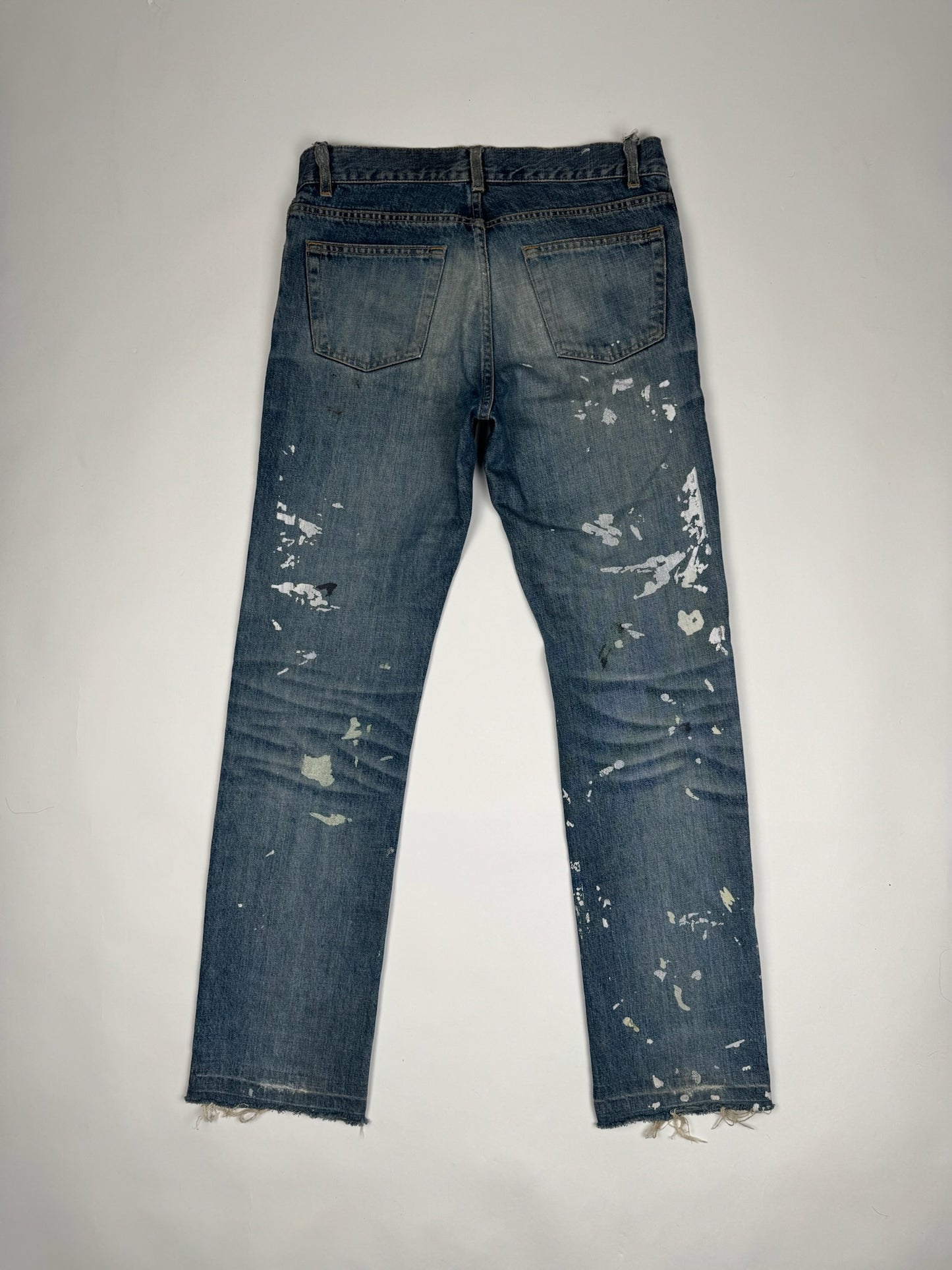 Helmut Lang S/S 99 Painted Denim