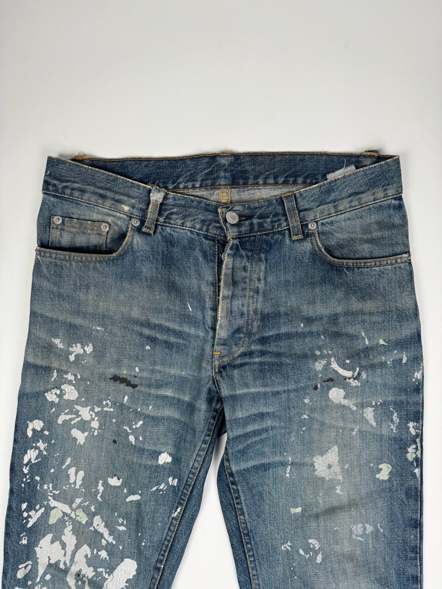 Helmut Lang S/S 99 Painted Denim
