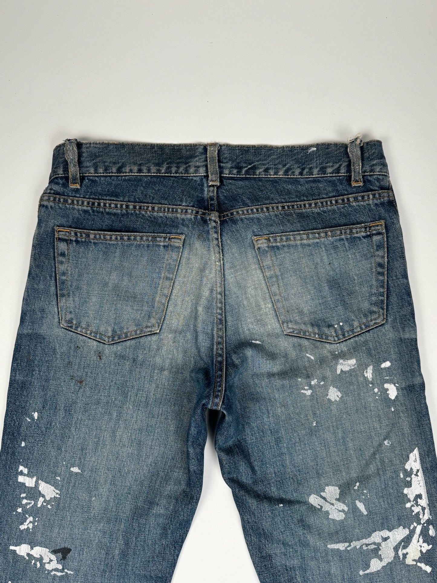 Helmut Lang S/S 99 Painted Denim