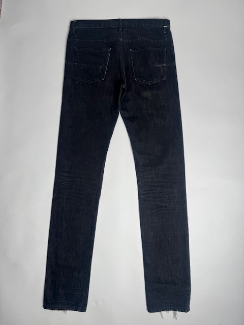 Dior Homme SS03 “Follow Me” Black Clawmark Whiskered Denim