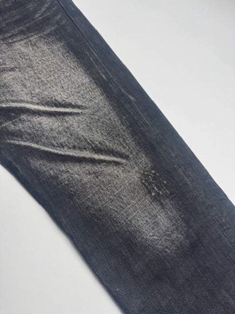 Dior Homme SS03 “Follow Me” Black Clawmark Whiskered Denim