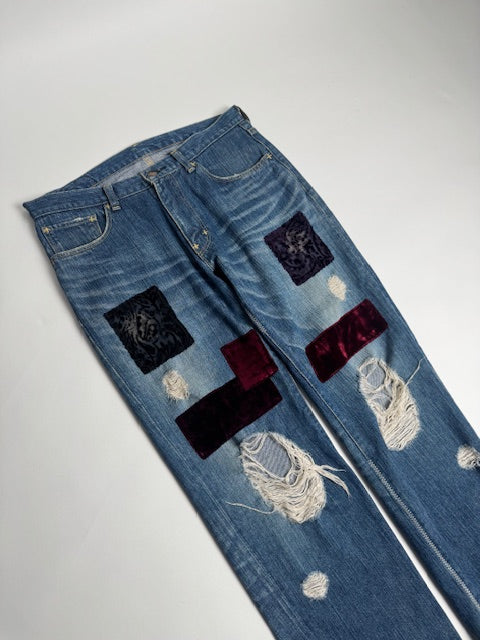 Number (N)ine AW03 “Touch Me Im Sick” Patchwork Denim