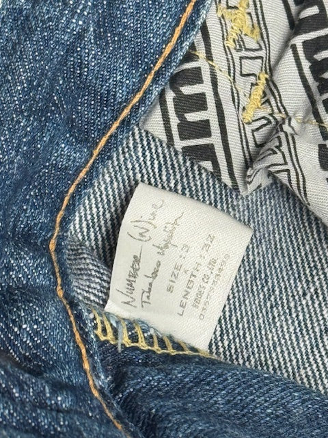 Number (N)ine AW03 “Touch Me Im Sick” Patchwork Denim