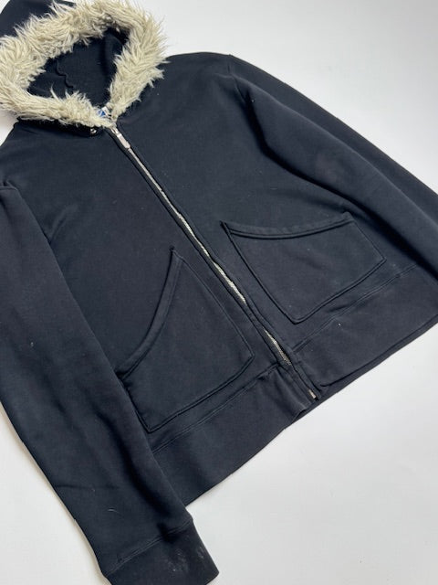 Number (N)ine Pre 2000s Faux fur Zip Up