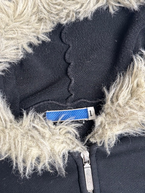 Number (N)ine Pre 2000s Faux fur Zip Up
