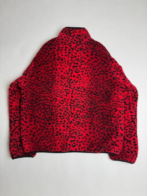 Supreme FW17 Red Leopard Reversible Fleece