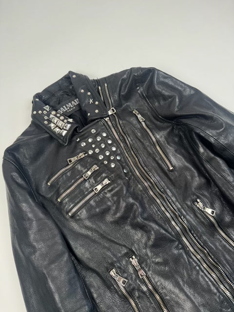 Balmain S/S11 Studded Goat Leather Jacket