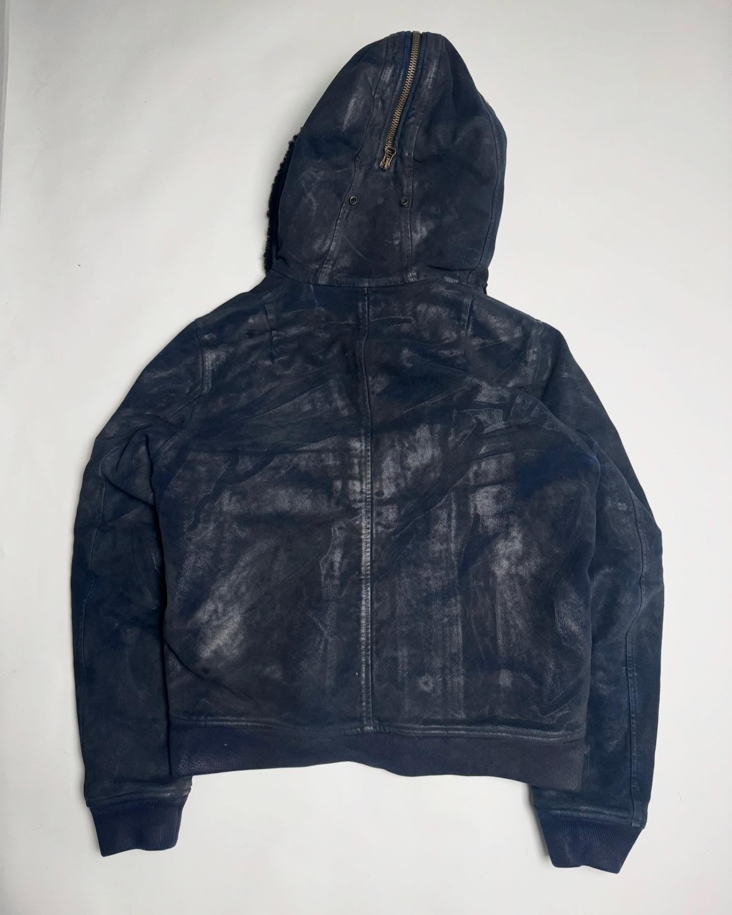 Balmain F/W10 Waxed Bomber Jacket