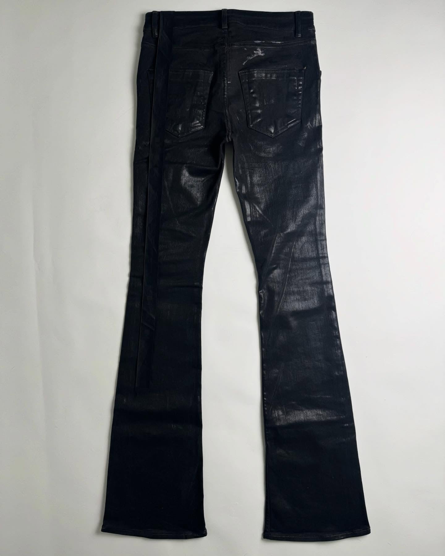 Rick Owens Waxed Tyrone Bootcut Denim