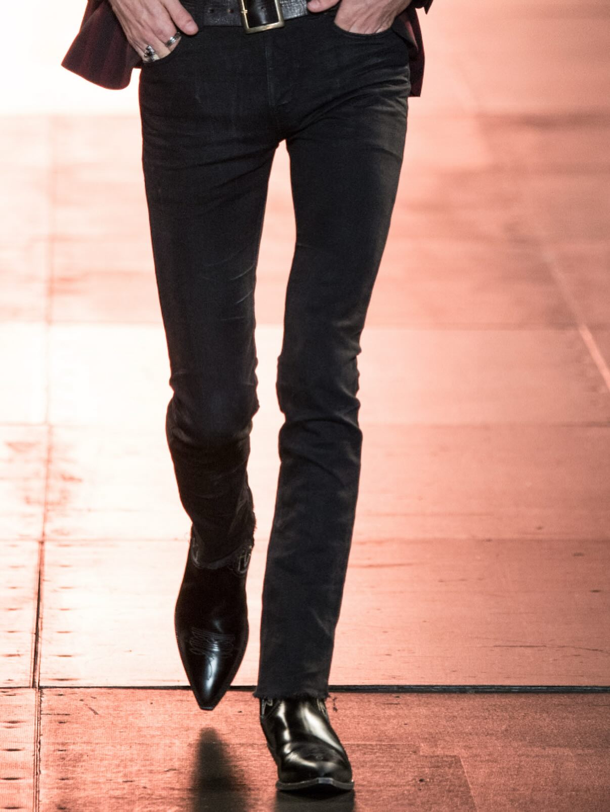 Saint Laurent Paris S/S15 Psych Rock Santiag Boot