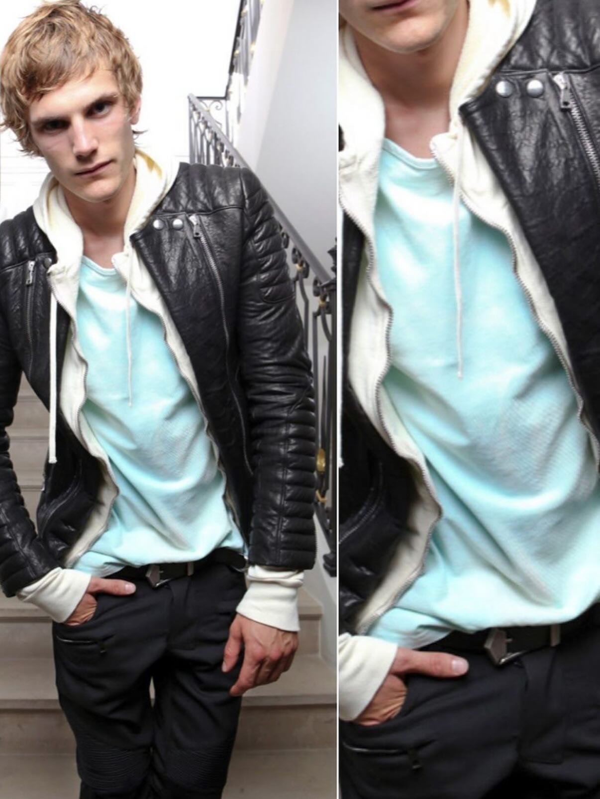 Balmain S/S12 Double Zip Moto Jacket