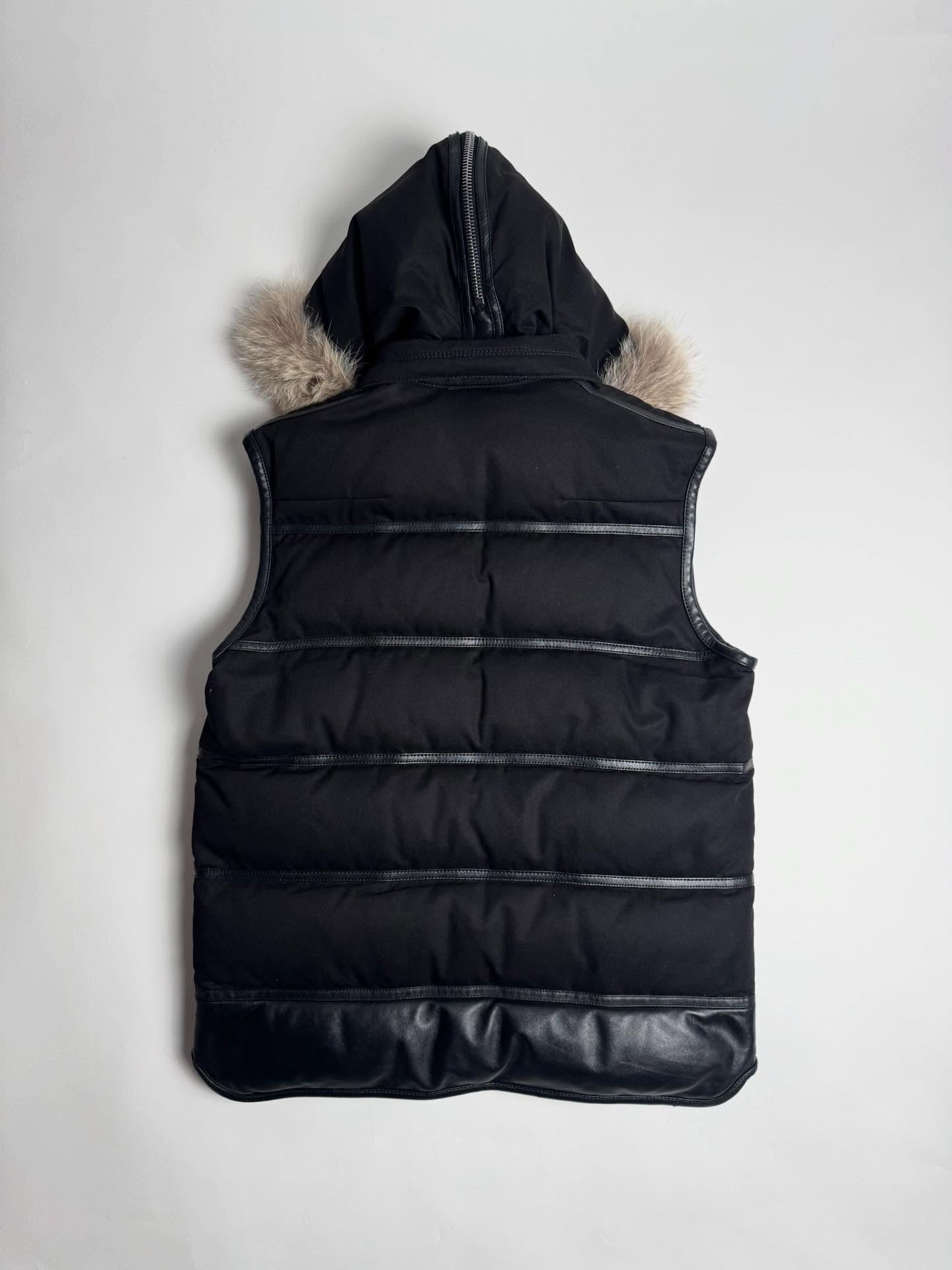 Dior Homme A/W04 “VOTC” Fur Hooded Vest