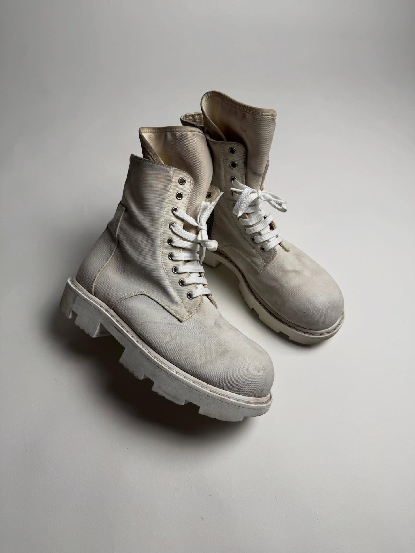 Rick Owens DRKSHDW Megatooth Army Boots