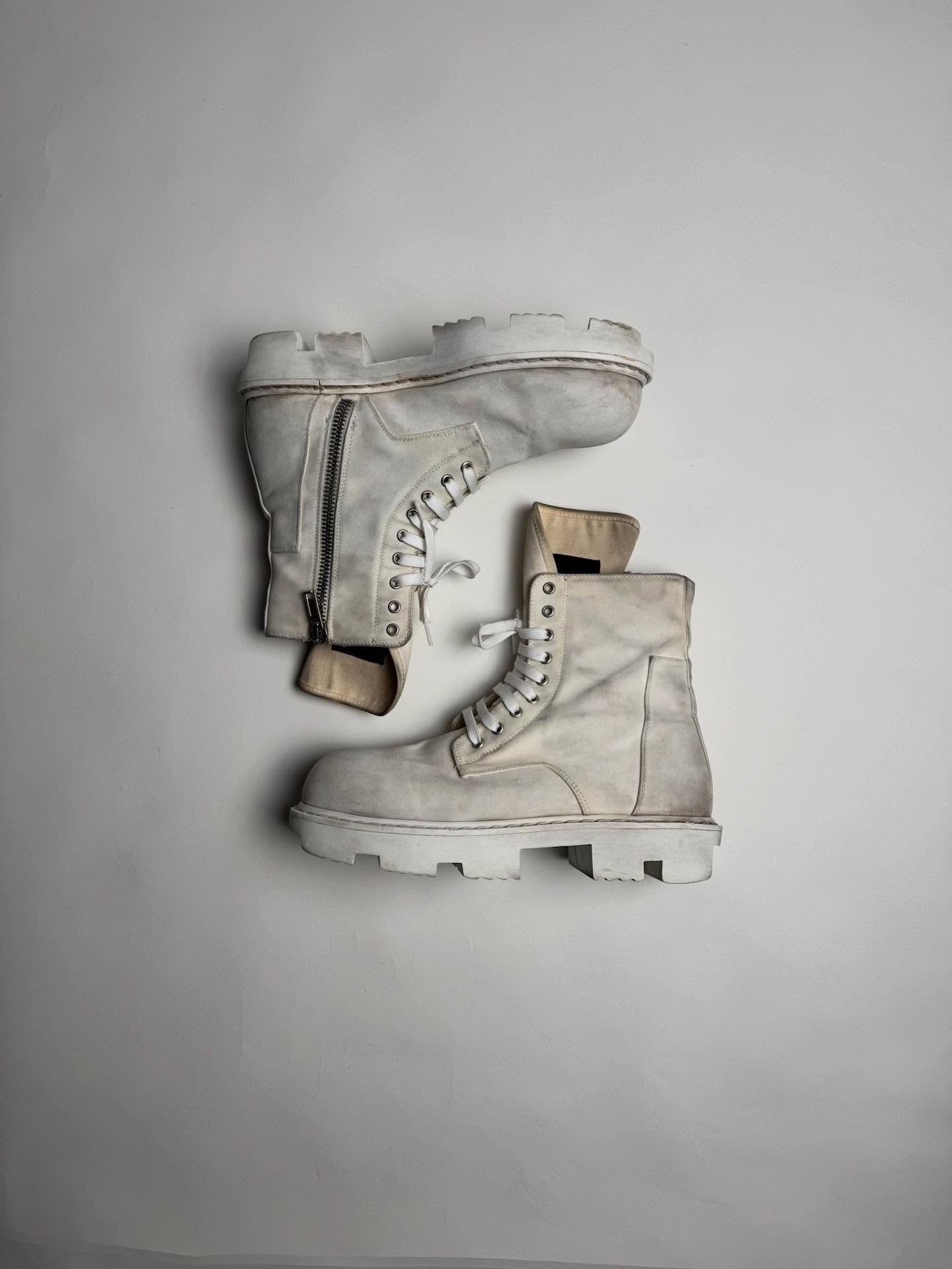 Rick Owens DRKSHDW Megatooth Army Boots