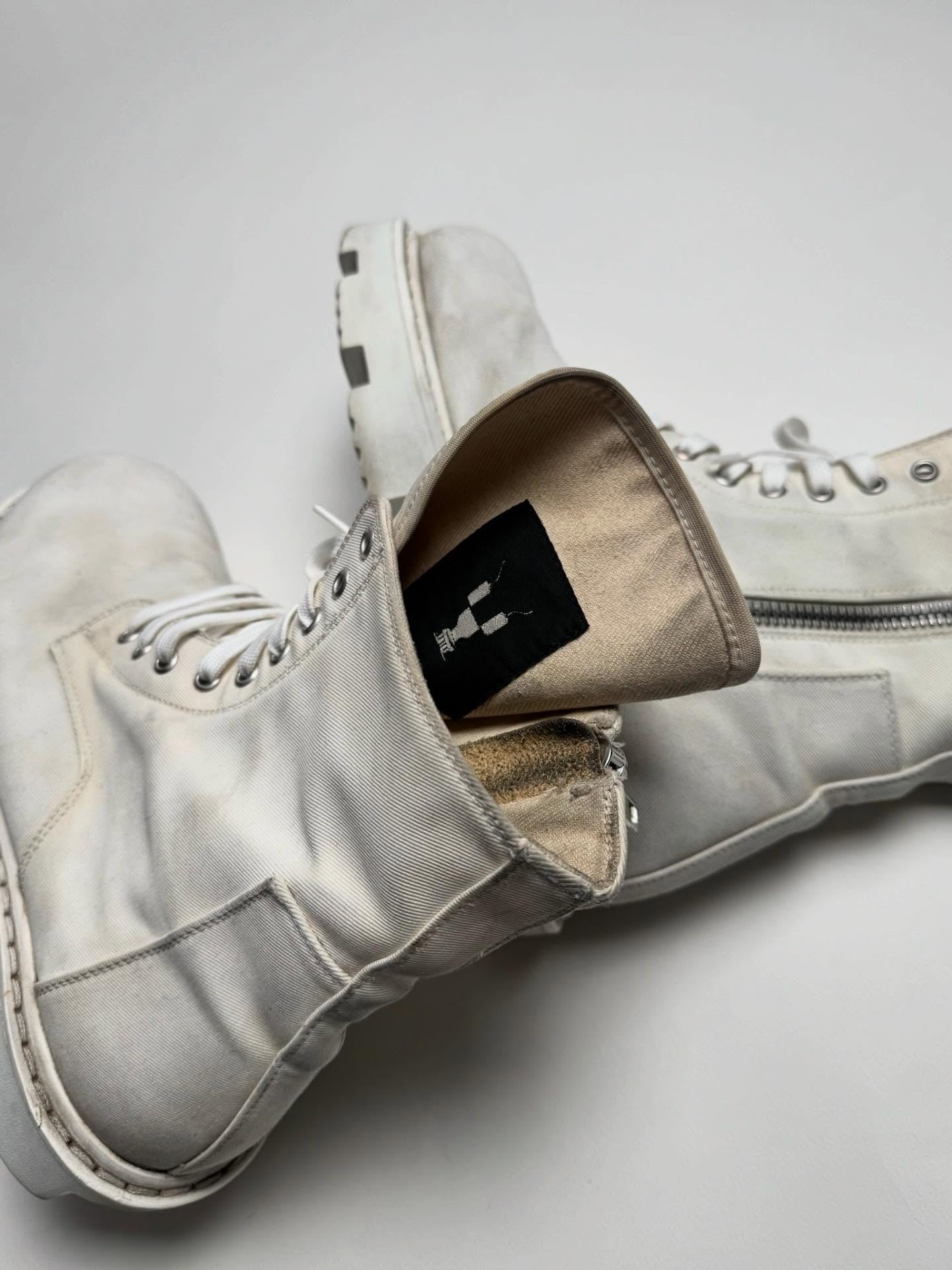 Rick Owens DRKSHDW Megatooth Army Boots