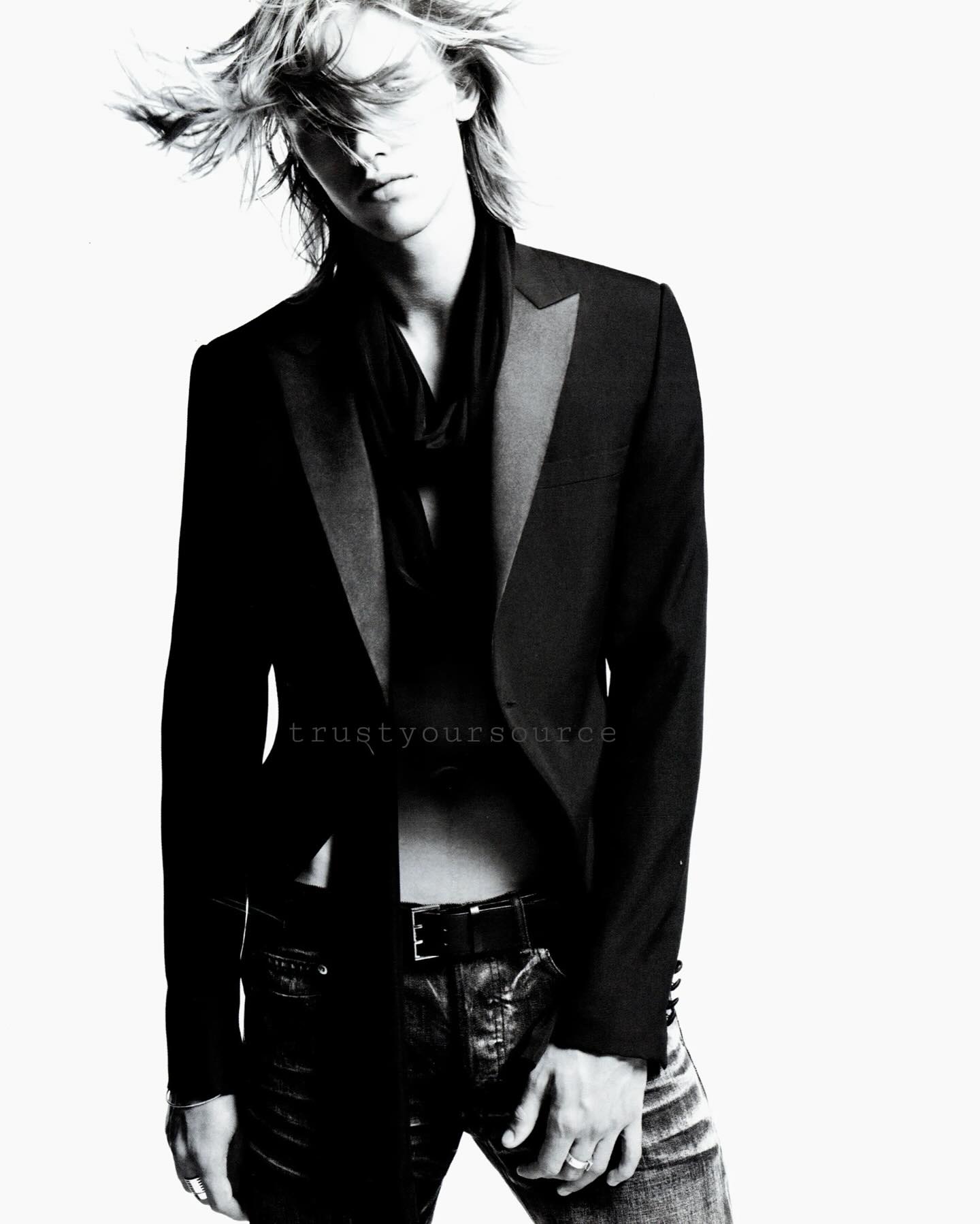 Dior Homme SS03 “Follow Me” Black Clawmark Whiskered Denim