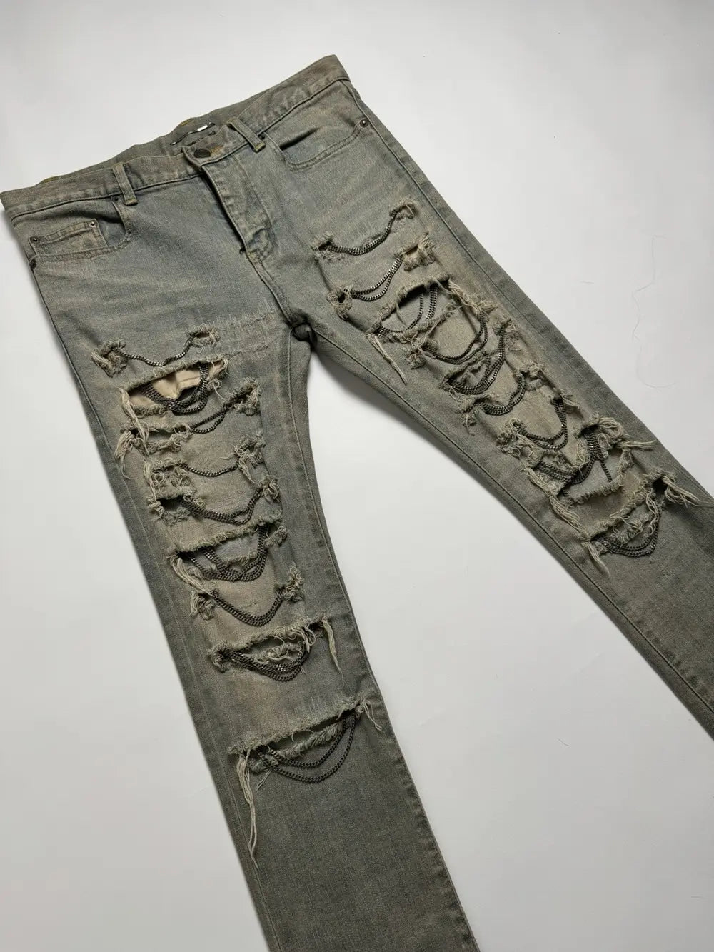Saint Laurent Paris A/W13 Chain Denim