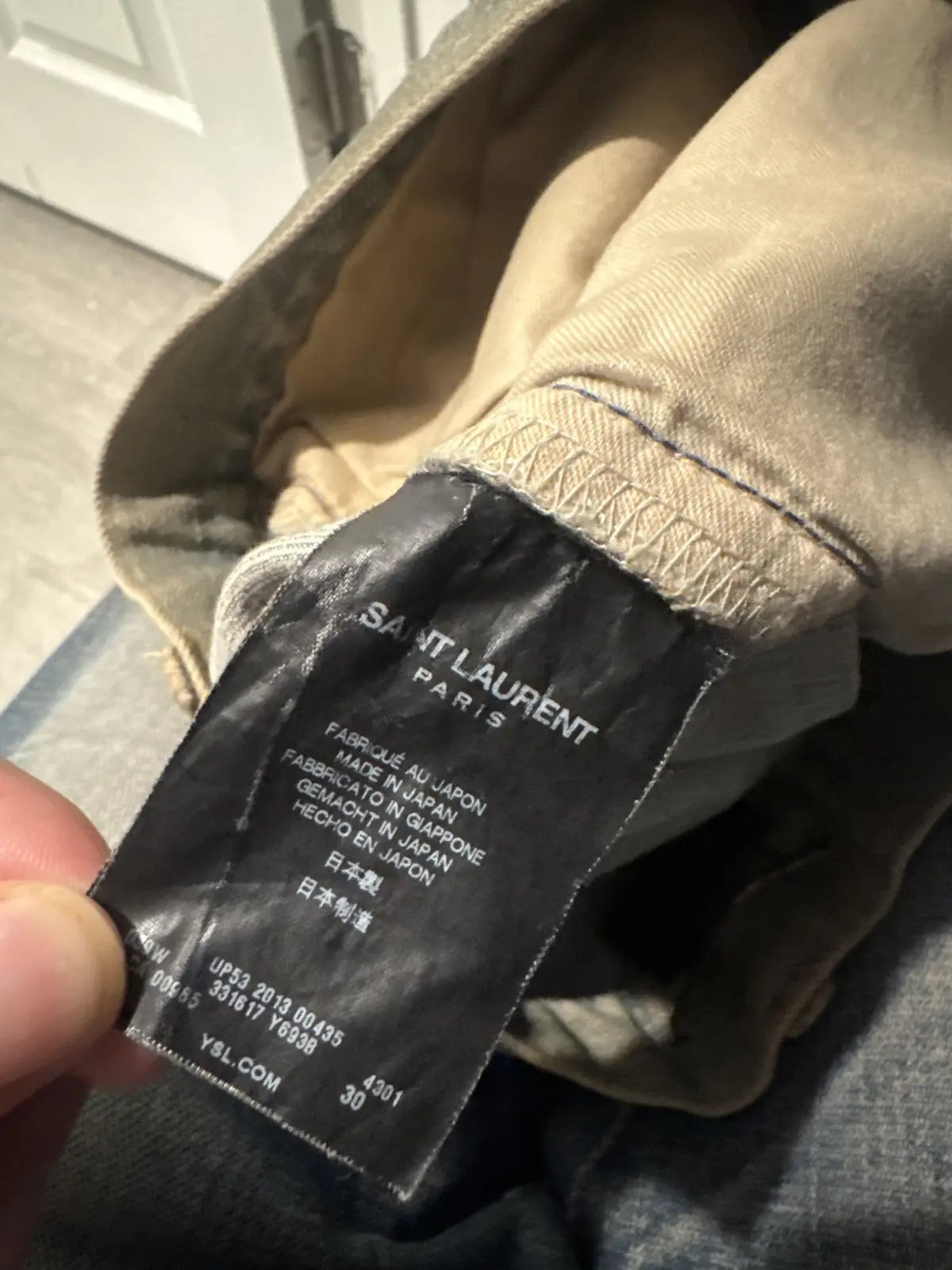 Saint Laurent Paris A/W13 Chain Denim