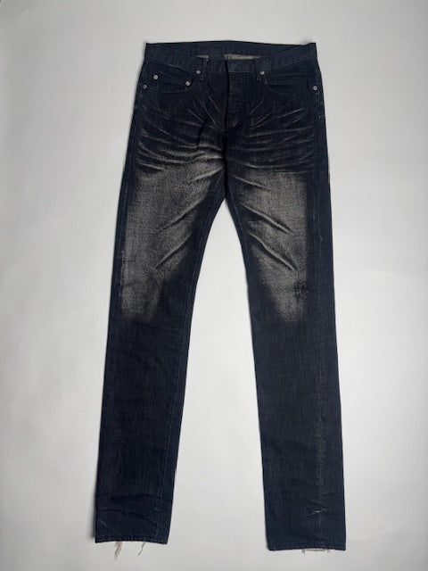 Dior Homme SS03 “Follow Me” Black Clawmark Whiskered Denim