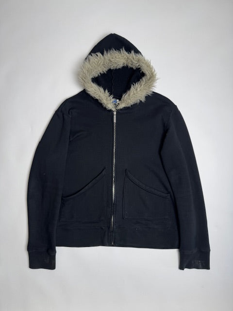 Number (N)ine Pre 2000s Faux fur Zip Up