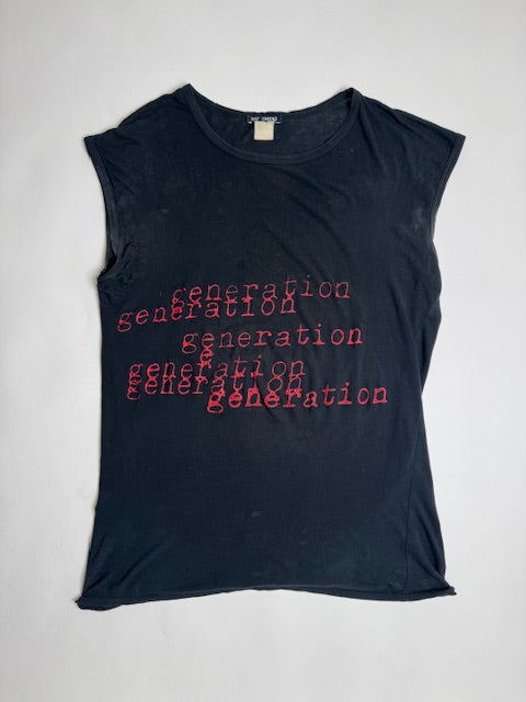 Raf Simons "Generation" Teenage Summer Camp Tank-Top