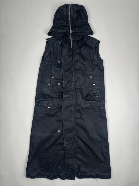 Rick Owens A/W07 “Exploder” Waxed Denim Parka