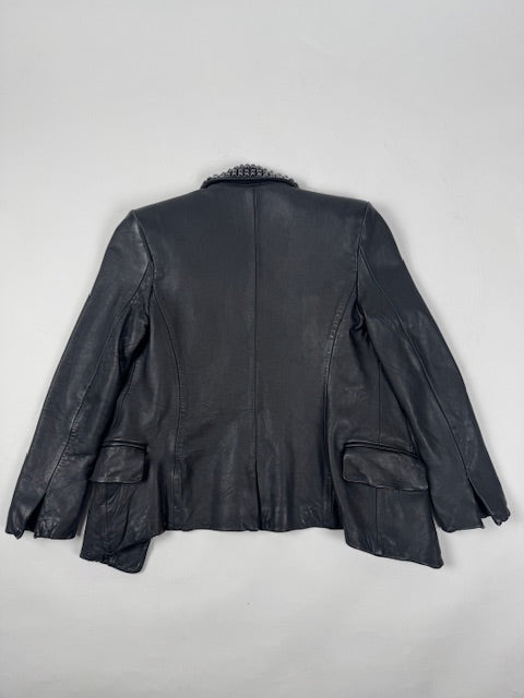 Balmain by Christophe Decarnin Black Studded Blazer