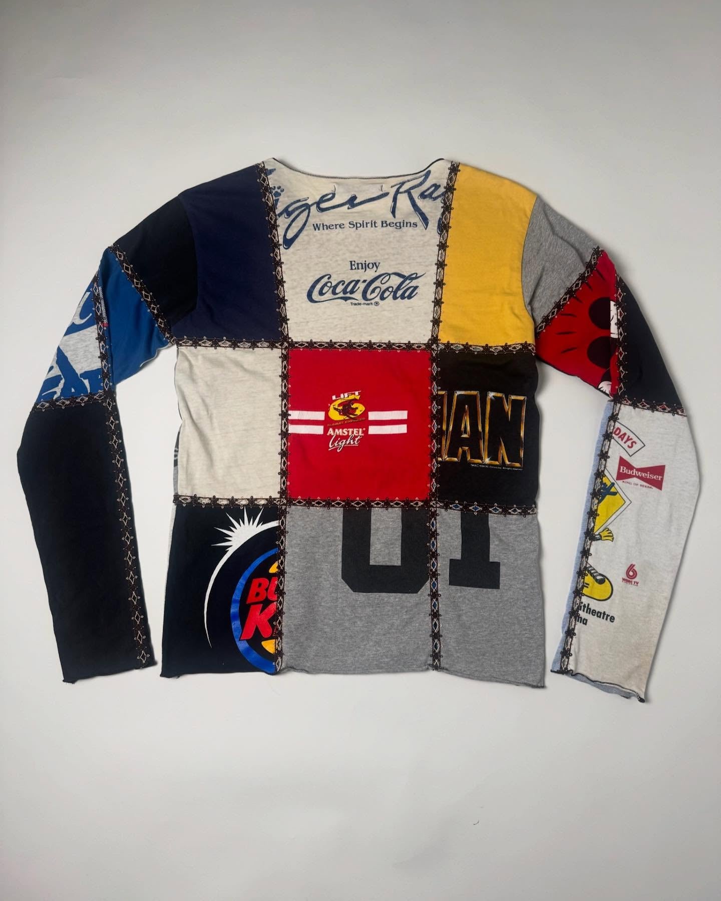 Number (N)Ine A/W02 PlayBoy Patchwork Long Sleeve
