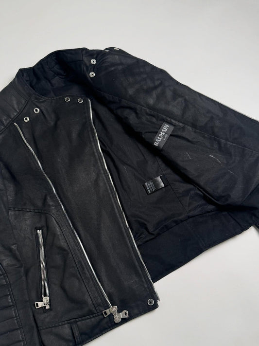 Balmain S/S12 Double Zip Moto Jacket