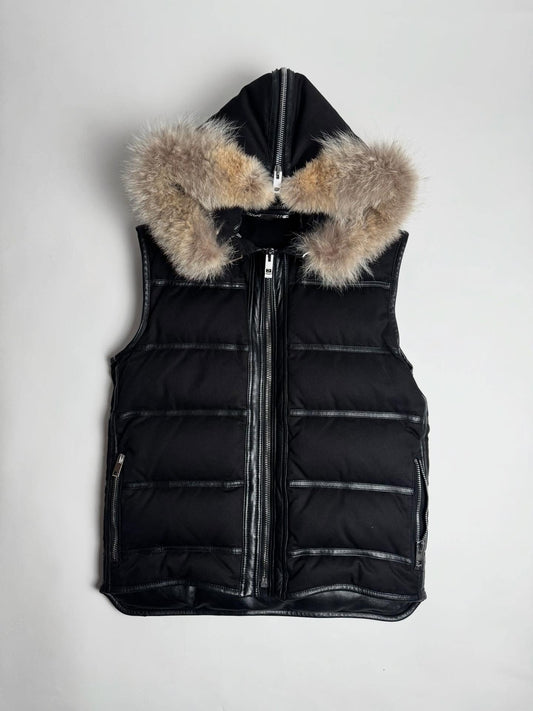 Dior Homme A/W04 “VOTC” Fur Hooded Vest